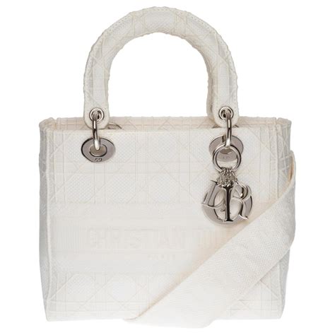 dior tasche damen weiss
